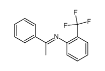 N-(1-phenylethylidene)-2-(trifluoromethyl)aniline Structure