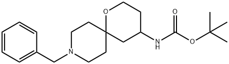 tert-Butyl (9-benzyl-1-oxa-9-azaspiro[5.5]undec-4-yl)carbamate Structure