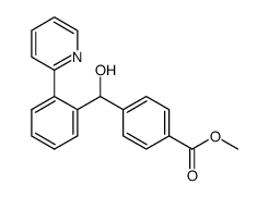 methyl 4-(hydroxy(2-(pyridin-2-yl)phenyl)methyl)benzoate结构式