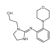 4-(2-[1-(2-hydroxyethyl)-2-imidazolidinylideneamino]phenyl)morpholine Structure