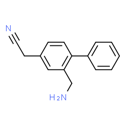 2-(2-AMINO-4-BIPHENYL)PROPIONITRILE结构式