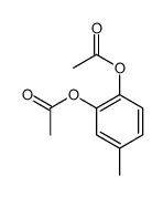 (2-acetyloxy-4-methylphenyl) acetate结构式
