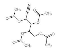 D-Xylononitrile,2,3,4,5-tetraacetate (9CI) Structure
