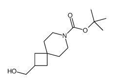 tert-butyl 2-(hydroxymethyl)-7-azaspiro[3.5]nonane-7-carboxylate structure
