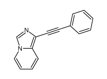 1-(phenylethynyl)imidazo[1,5-a]pyridine结构式