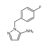 5-Amino-1-(p-fluorobenzyl)pyrazole structure