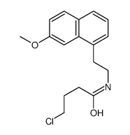 N-(2-(7-Methoxynaphth-1-yl)ethyl)-4-chlorobutyramide Structure