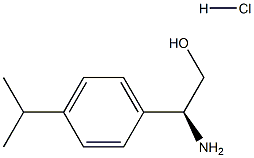 (S)-2-氨基-2-(4-异丙基苯基)乙-1-醇盐酸盐结构式