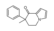 7-methyl-7-phenyl-5,6-dihydroindolizin-8-one Structure