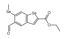 2-ethoxycarbonyl-5-formyl-6-methylselenobenzo[b]selenophene结构式