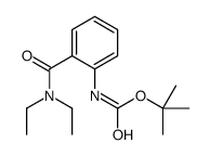 tert-butyl N-[2-(diethylcarbamoyl)phenyl]carbamate结构式