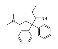 4-imino-N,N,2-trimethyl-3,3-diphenylhexan-1-amine Structure