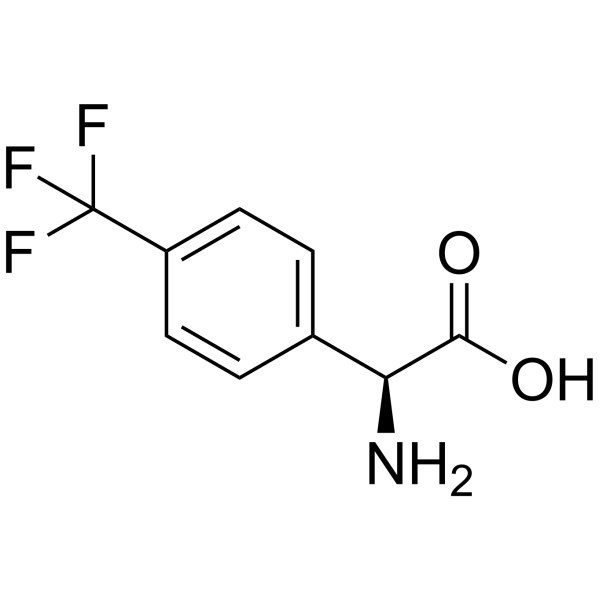 4-(Trifluoromethyl)-L-phenylglycine structure