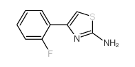 4-(2-Fluoro-phenyl)-thiazol- 2-ylamine structure