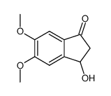 3-hydroxy-5,6-dimethoxy-1-indanone结构式