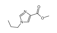 (9ci)-1-丙基-1H-咪唑-4-羧酸甲酯结构式