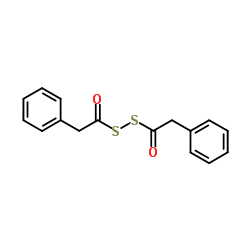 2-Phenylacetic dithioperoxyanhydride structure