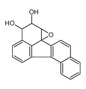 trans-4,5-dihydroxy-anti-6,6a-epoxy-4,5,6,6a-tetrahydrobenzofluoranthene Structure