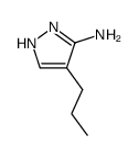 1H-Pyrazol-3-amine,4-propyl-(9CI)结构式