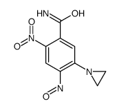 5-aziridin-1-yl-2-nitro-4-nitroso-benzamide结构式