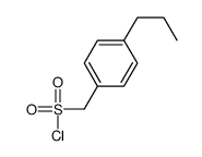 (4-propylphenyl)methanesulfonyl chloride Structure