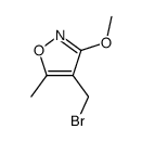 4-bromomethyl-3-methoxy-5-methylisoxazole Structure