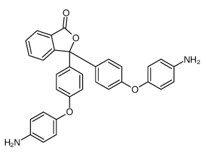 3,3-bis[4-(4-aminophenoxy)phenyl]-2-benzofuran-1-one Structure
