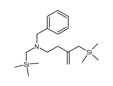 N-benzyl-N,3-bis((trimethylsilyl)methyl)but-3-en-1-amine Structure