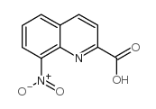 8-nitroquinoline-2-carboxylic acid Structure