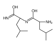(2S)-2-amino-N-[(2S)-1-amino-4-methyl-1-oxopentan-2-yl]-4-methylpentanamide结构式