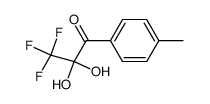 3,3,3-trifluoro-2,2-dihydroxy-1-(p-tolyl)propan-1-one结构式