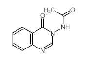 Acetamide,N-(4-oxo-3(4H)-quinazolinyl)- structure