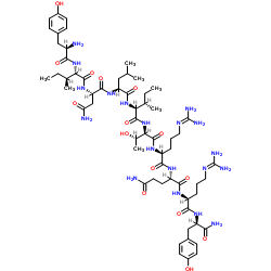 (D-Tyr27·36,D-Thr32)-Neuropeptide Y (27-36) trifluoroacetate salt结构式