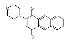 2-morpholin-4-ylanthracene-1,4-dione Structure