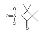 2,2,3,3-tetramethyl-4-oxoazetidine-1-sulfonyl chloride Structure