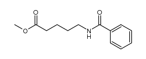 methyl 5-N-benzamidopentanoate结构式