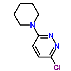 3-chloro-6-piperidin-1-ylpyridazine Structure