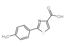 2-(4-甲基苯基)-1,3-噻唑-4-羧酸图片