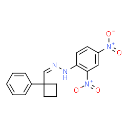 1-Phenylcyclobutanecarbaldehyde 2,4-dinitrophenyl hydrazone picture