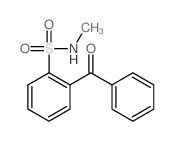 Benzenesulfonamide,2-benzoyl-N-methyl- picture