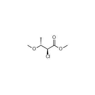 (2S,3R)-Methyl 2-chloro-3-methoxybutanoate structure