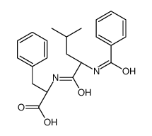 (2S)-2-[[(2S)-2-benzamido-4-methylpentanoyl]amino]-3-phenylpropanoic acid结构式