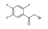 2-Bromo-1-(2,4,5-trifluorophenyl)ethanone Structure