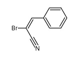 (E)-2-bromo-3-phenylacrylonitrile结构式