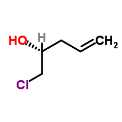 (2R)-1-Chloro-4-penten-2-ol结构式