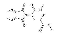 Dimethyl ester of 4-bromo-N-phthalyl-L-glutamic acid结构式