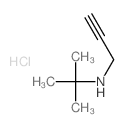 2-methyl-N-prop-2-ynyl-propan-2-amine structure