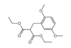 diethyl (2,5-dimethoxybenzyl)malonate Structure