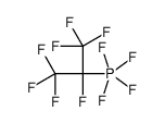 tetrafluoro(1,1,1,2,3,3,3-heptafluoropropan-2-yl)-λ5-phosphane Structure