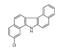 9-chloro-7H-dibenzo(ag)carbazole结构式